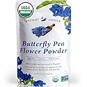 Ancient Choice - Butterfly Pea Flower Powder (4 Ounce) | Blue Matcha Tea | Ceremonial (Highest) Grade | Adaptogenic Raw Culinary | Natural Food