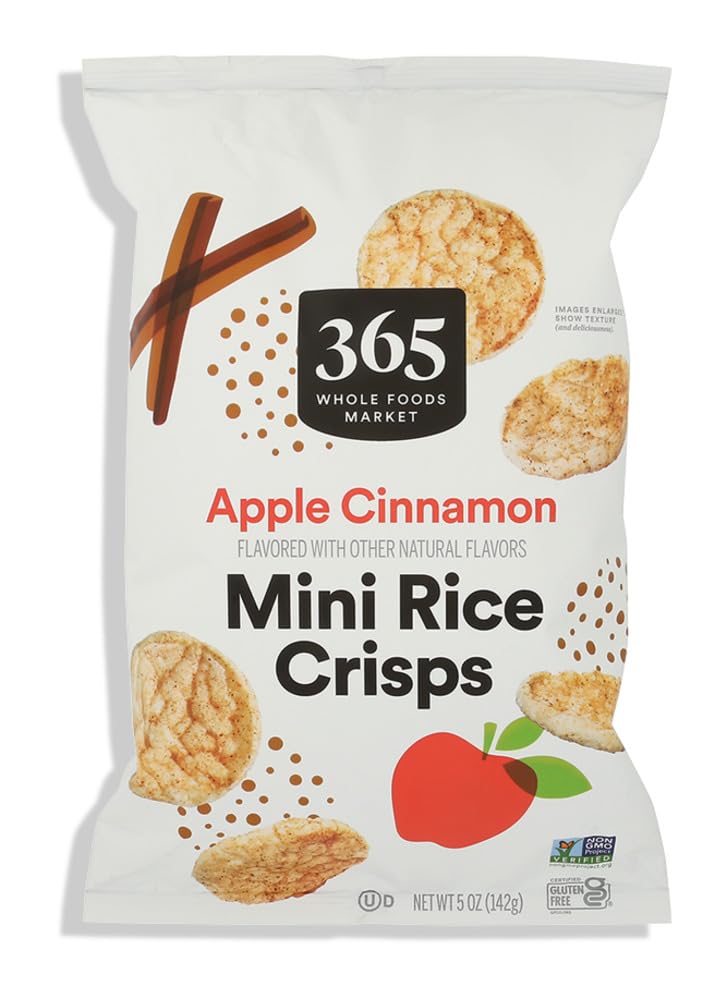 365 By Whole Foods Market Apple Cinnamon Mini Rice Crisp, 5 Ounce