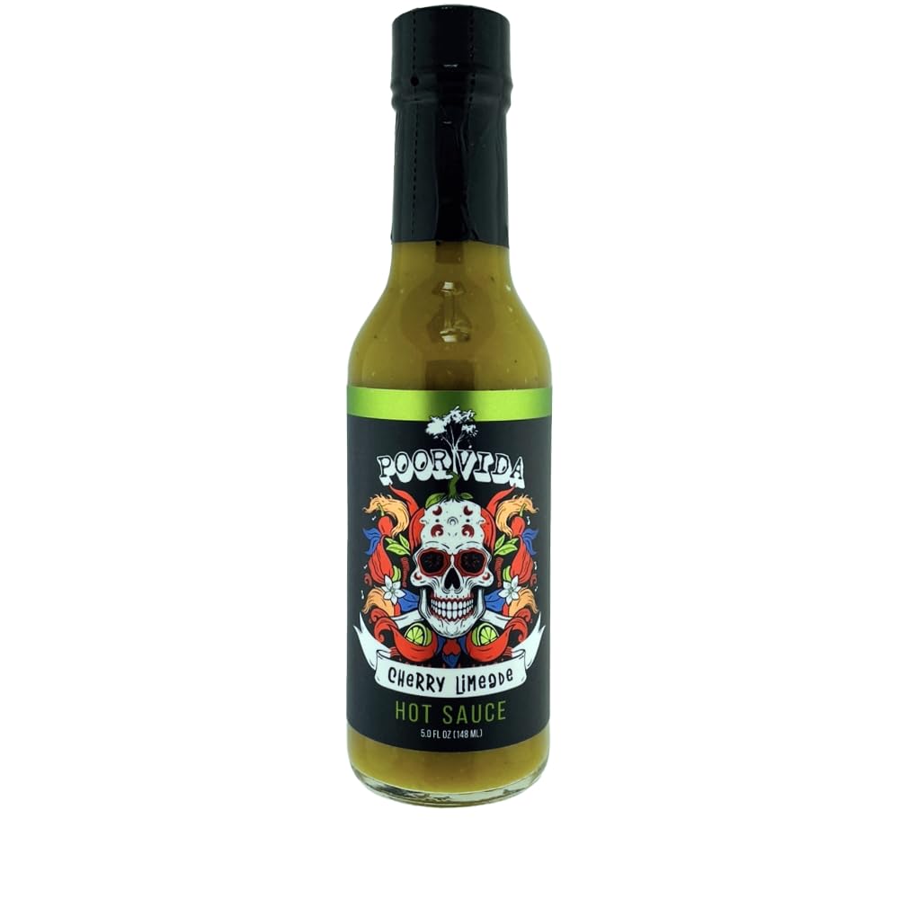 Cherry Limeade Hot Sauce, 5 fl. oz. - Tangy & Spicy, Small Batch, Texas Craft Hot Sauce, Family Owned and Operated