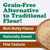 Food to Live Hazelnut Meal, 1 Pound - Natural Raw Filbert Nut Powder, Finely Ground, Pure. High in Protein and Fiber. Vegan, Kosher, Bulk