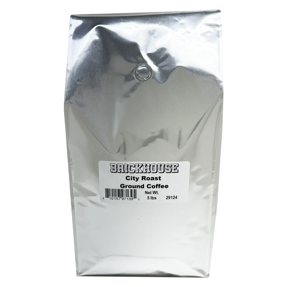 Brickhouse City Roast, Ground Coffee, 5LB Bag