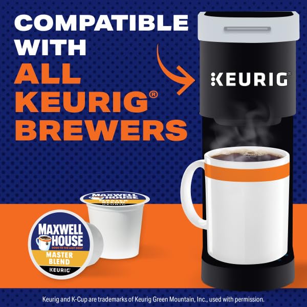 Maxwell House Master Blend Mild Roast K-Cup Coffee Pods, 10 CT (Pack of 1)