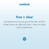 Method 01491 4X Concentrated Laundry Detergent Free & Clear 53.5 oz Bottle 4/Carton