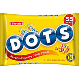 DOTS Individually Wrapped Candy - Original Gummy Candy 55 ct Mini Candy Boxes - Flavors Cherry, Lime, Orange, Lemon & Strawberry - Gluten Free, Kosher