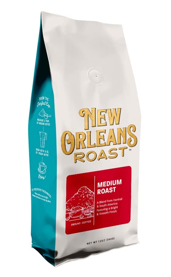 New Orleans Roast - Medium Roast Ground Coffee, 12 Oz (Pack of 1)