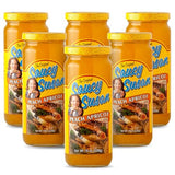 Saucy Susan Peach Apricot ORIGINAL Sauce - 6 Pack (6 × 19 oz Jars) - Sweet & tangy blend of apricots, peaches & spices; ideal for glazing, dipping