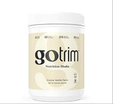 GoTrim Nutrition Shakes - Creamy Vanilla, High Protein, Meal Replacement Shake with 19g Protein & 10g Fiber, Ready to Drink, Gluten-Free, No Added