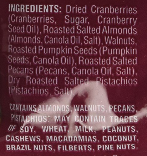 Trader Joe's Omega Trek Mix with Fortified Cranberries (12 oz)