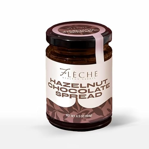 Hazelnut-Chocolate spread, Gluten Free, Low Carb, Low Calorie, Sugar Free, Dairy Free, Keto Friendly, Vegan, Healthy spread 6.5OZ (Pack of 1)