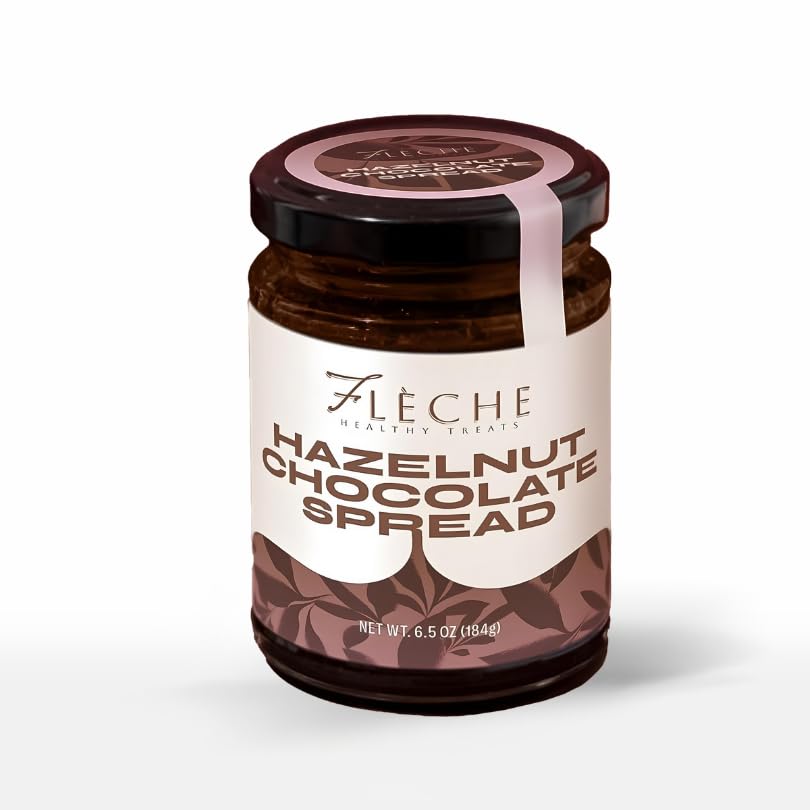 Hazelnut-Chocolate spread, Gluten Free, Low Carb, Low Calorie, Sugar Free, Dairy Free, Keto Friendly, Vegan, Healthy spread 6.5OZ (Pack of 1)