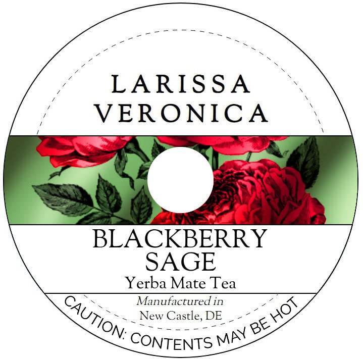 Blackberry Sage Yerba Mate Tea (Single Serve K-Cup Pods) (12 pods, ZIN: 575174) - 3 Pack