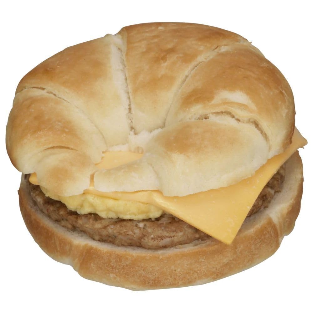 Jimmy Dean Sausage, Egg and Cheese Croissant Sandwiches, 4.5 Ounce -- 24 per case.