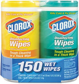 Clorox, Crisp Lemon with Fresh Scent Disinfecting Wipes, 2 Count