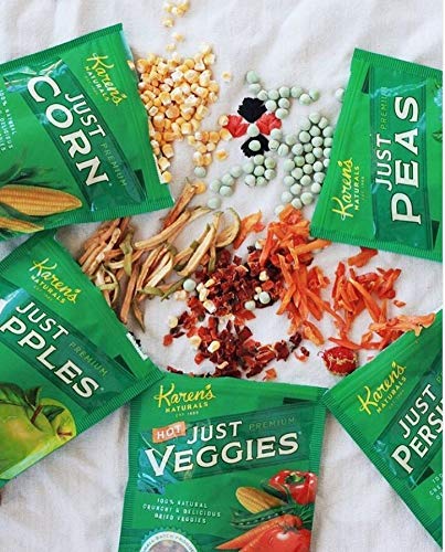 Karen’s Naturals Freeze Dried Corn, 4 oz, No Sugar Added, Healthy Vegetable Snack, Non-GMO, Vegan, Gluten Free, Crunchy Sweet Corn
