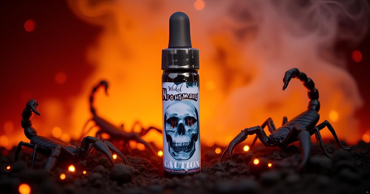Hotter Than Ghost Pepper Scorpion Habanero Hot Sauce Wicked Nightmare Extract