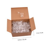 Uonlytech 100pcs Plastic Chocolate Cup Wrappers for Candy Bouquet Decoration Hollow Candy Holder for Valentine's Day and Packaging
