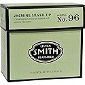 Smith Teamaker | Jasmine Silver Tip No. 96 | Caffeinated Green Tea with Jasmine Blossoms | Scented Full Leaf Green Tea; 6 Pack (90 Sachets, 1.3oz