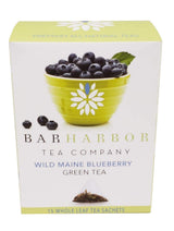 Wild Maine Blueberry Green Tea, Organic, 30 count