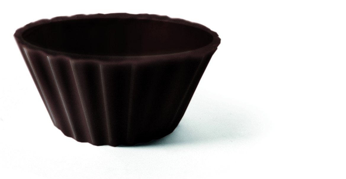 Dobla Dark Belgium Chocolate Ballerina Cup - 84 Count, 3 oz Each, Kosher Dairy, Premium Dessert Holder