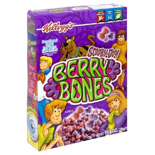 Kellogg's Scooby Doo Berry Bones Cereal, 10.8-Ounce Box