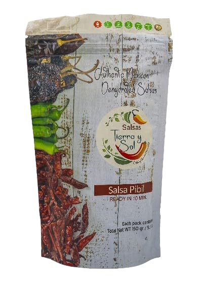 Tierra y Sol Cochinita Pibil Sauce - Authentic Yucatan Mexican Cooking Sauce | Achiote Citrus Chile Blend | Natural Ingredients | Serves 8
