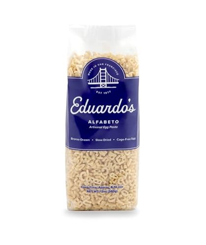 Eduardos Pasta Co. Egg Alfabeto Alphabet Pasta, 12 Oz