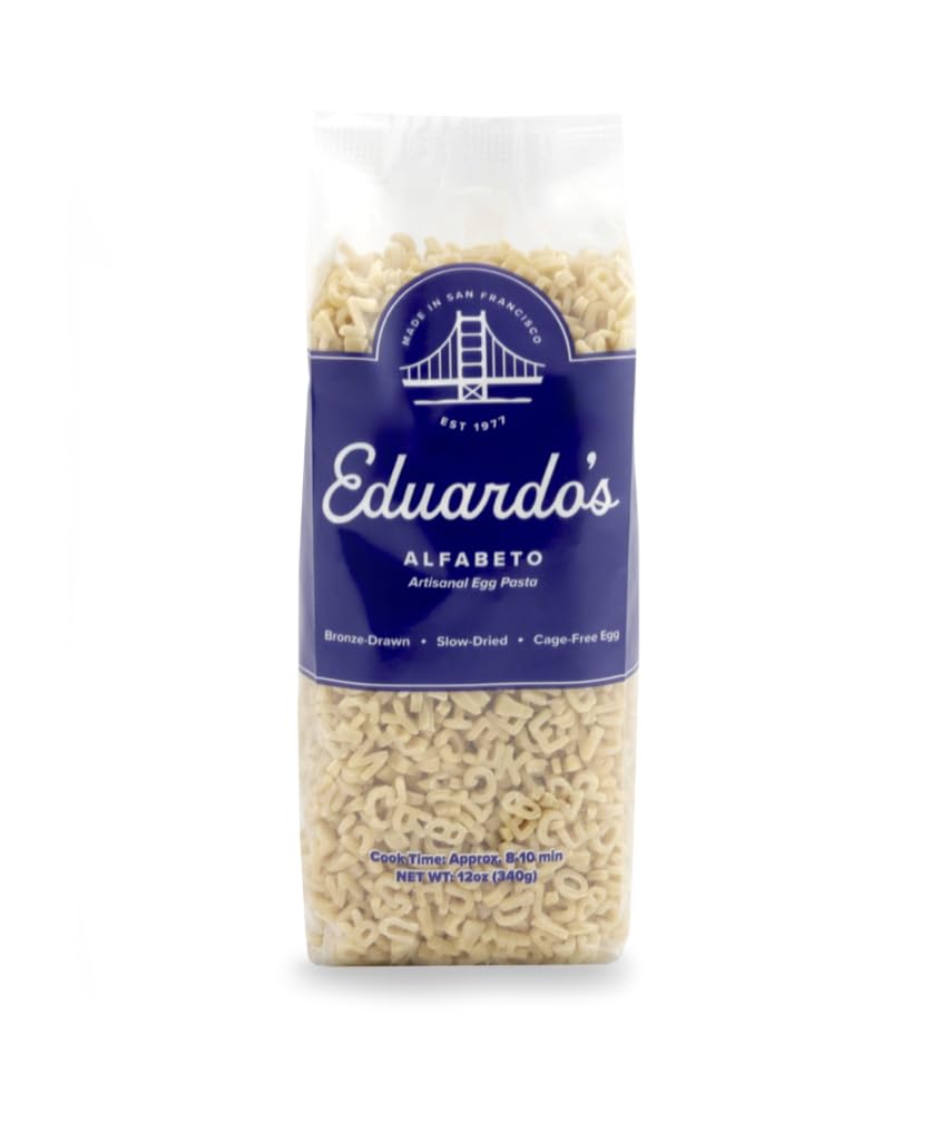 Eduardos Pasta Co. Egg Alfabeto Alphabet Pasta, 12 Oz