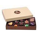Chocolate Therapy by Sweet Remedies, Assorted Dark and Milk Gourmet Chocolate Collection. Truffle Box, 12 pc Decadent, Rich Assortment of truffles