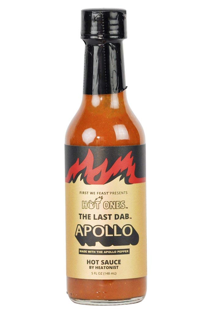 Hot Ones The Last Dab Apollo Hot Sauce Made With Natural Ingredients & Extra Hot Flavors, The Only Hot Sauce In The World Made With The Apollo Pepper