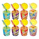 Juicy Drop Gummy Dip 'N Stix - 8 Ct Sweet Gummy Candy & Sour Candy Variety Pack - Assorted Bulk Candy Sticks for Kids Party Favors, Goodie Bag