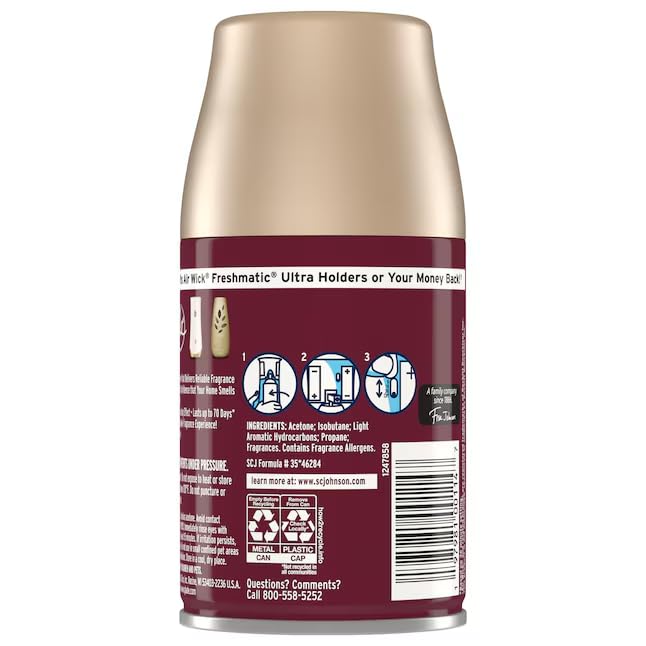 Glade Automatic Spray Refill, Pomegranate & Currant, Limited Edition Air Freshener Refill Can, 6.2 oz