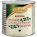 Roland Foods Castelvetrano Pitted Olives, Specialty Imported Food, 2 Lb 13.8 Oz Can
