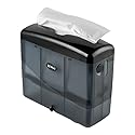 EZbrnd Countertop MULTIFOLD Paper Towel Dispenser for kitchen/bathroom/office/RV/Airbnb, Pearl Black, 4500B-EZ