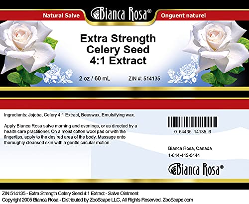 Bianca Rosa Extra Strength Celery Seed 4:1 Extract - Salve Ointment (2 oz, ZIN: 514135)