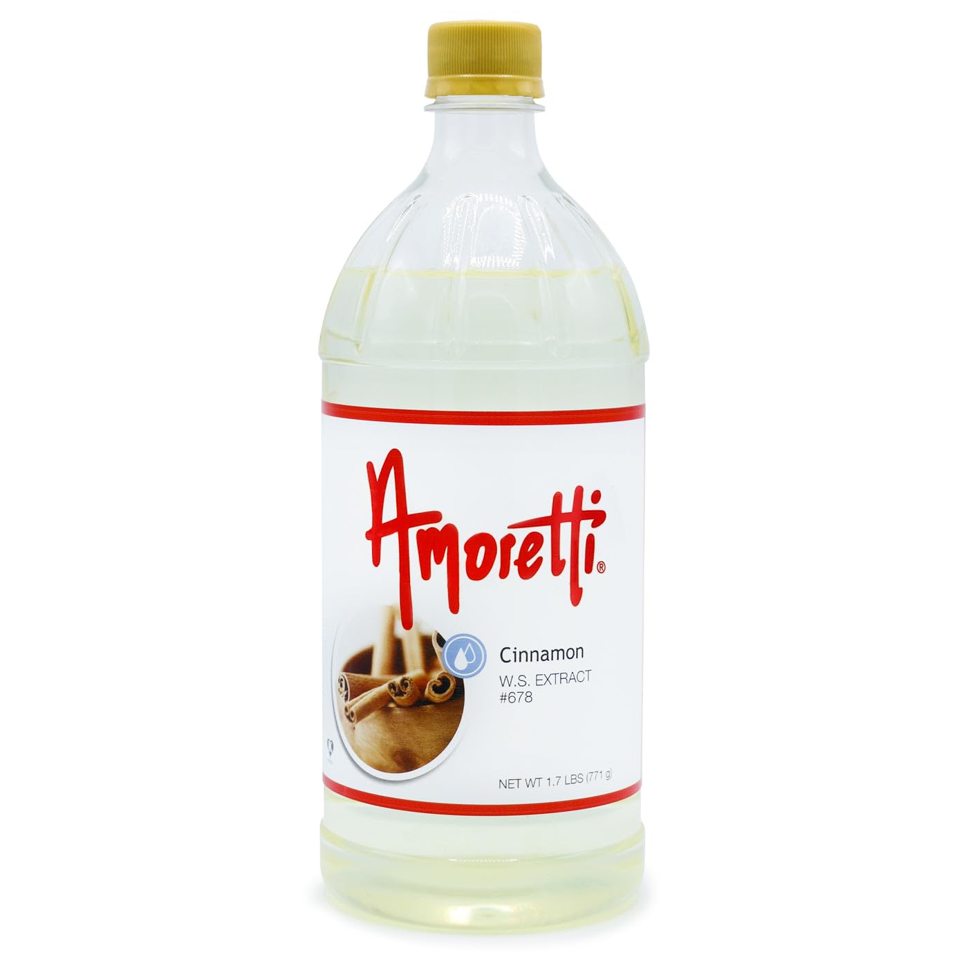 Amoretti - Cinnamon Extract Water Soluble 2 oz - Highly Concentrated & Perfect For Pastry, Savory, Brewing, and more, Preservative Free, Vegan, Kosher