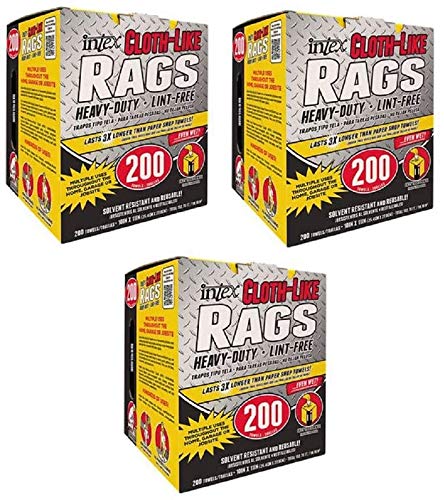 WIPING RAGS 10X11" 200PK3