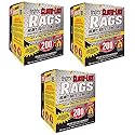 WIPING RAGS 10X11" 200PK3