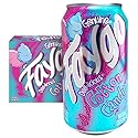 Faygo Cotton Candy Soda | Sweet Carnival Treat in a Can | 12-Pack of 12oz Cans | Vibrant, Caffeine-Free Soft Drink Bursting with Classic Blue Cotton