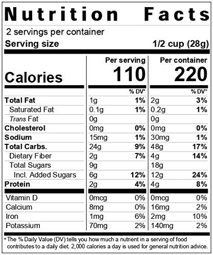 Naturalvert Organic, gluten-free, vegan granola (Mixed Berry, 2oz)