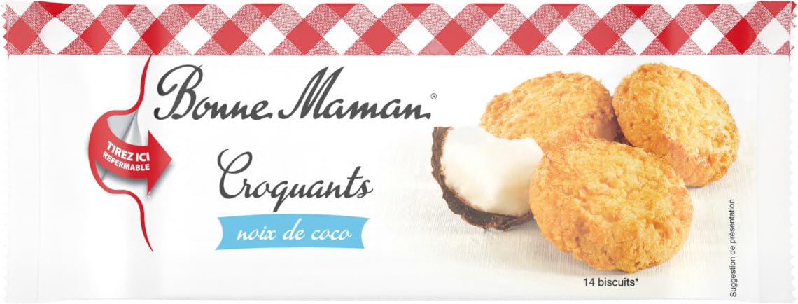 Bonne Maman Croquants noix de coco (150g) - Pastry with coconut
