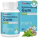 Remineralizing Chewing Gum - Nano Hydroxyapatite Gum with Xylitol for Oral Care, Teeth Remineralization & Fresh Breath | Sugar-Free, Mint Flavor
