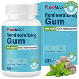 Remineralizing Chewing Gum - Nano Hydroxyapatite Gum with Xylitol for Oral Care, Teeth Remineralization & Fresh Breath | Sugar-Free, Mint Flavor