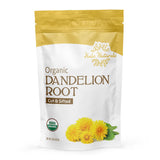 Halo Naturals Organic Dandelion Root Cut & Sifted, 4 Ounces (Taraxacum officinale) USDA Certified | Resealable Pouch| Packaged in The USA