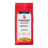 Puroast Low Acid Ground Coffee, Bold Espresso Roast, High Antioxidant, 2.2 lb