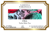 Dill Yerba Mate Tea (Single Serve K-Cup Pods) (12 pods, ZIN: 572550) - 2 Pack