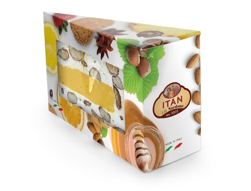 Itan Nardon, Soft Nougat and Almond Torrone cake 100g Slice (3 pcs)