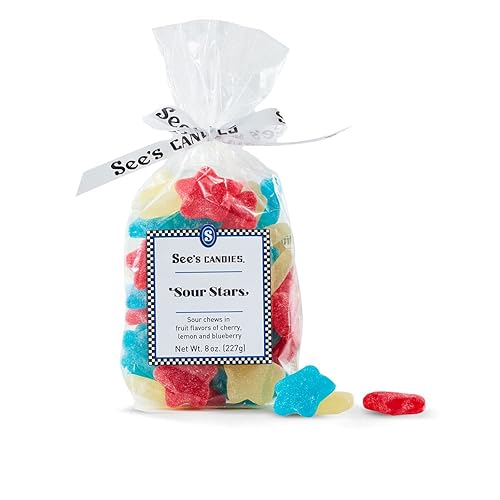 See's Candies 8 oz Patriotic Sour Stars
