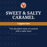 Victor Allen's Coffee Sweet and Salty Caramel Flavored Cappuccino Mix, 42 Count, Single Serve K-Cup Pods for Keurig K-Cup Brewers Brewers (Packaging