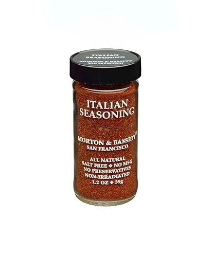 Morton & Bassett Italian Seasoning, 1.5 oz - Non-GMO, Salt-Free, Aromatic Blend for Pasta, Pizza & Mediterranean Dishes