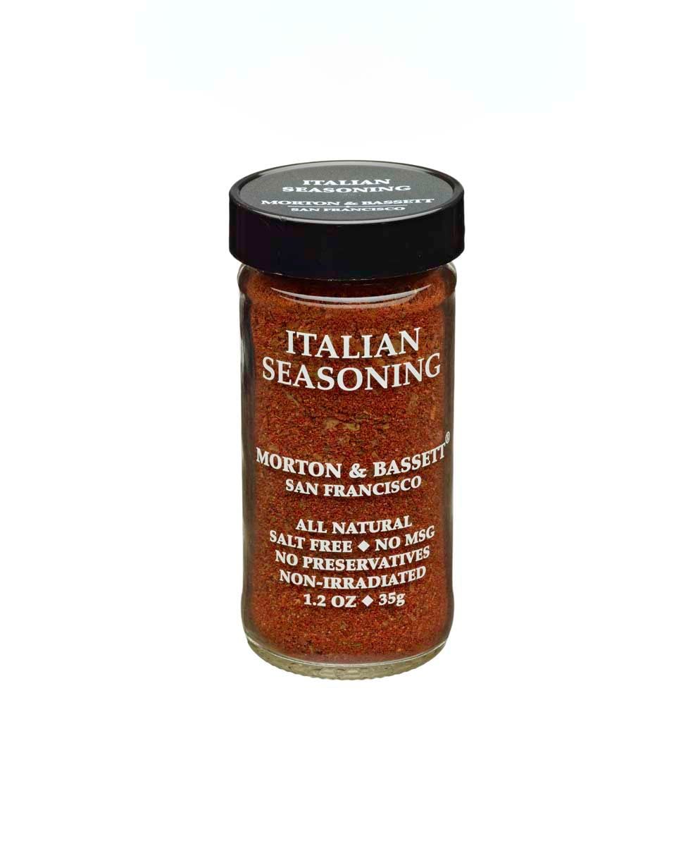 Morton & Bassett Italian Seasoning, 1.5 oz - Non-GMO, Salt-Free, Aromatic Blend for Pasta, Pizza & Mediterranean Dishes